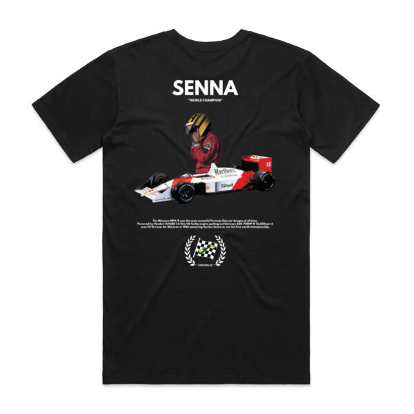 ICON COLLECTION 1/5: Ayrton Senna Homage - White Lettering Thumbnail