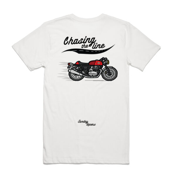ICON Collection 3/5: Chasing the Line Tee WHITE Thumbnail